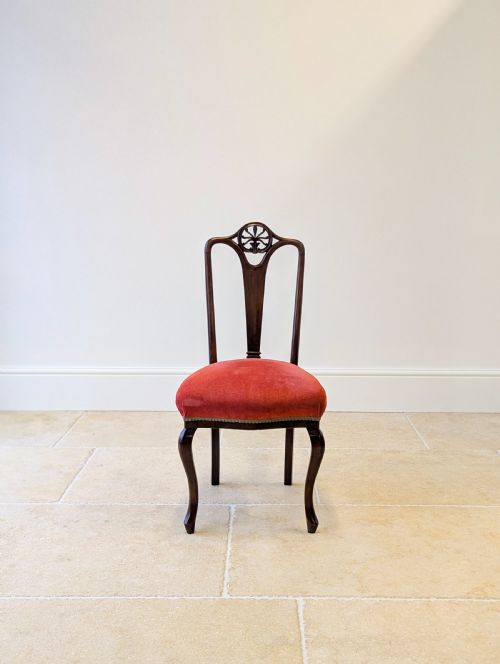 ANTIQUE GEORGE III MAHOGANY SIDE CHAIR C1800 - ADDITIONAL PHOTO 2