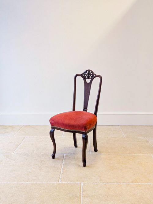 ANTIQUE GEORGE III MAHOGANY SIDE CHAIR C1800 - ADDITIONAL PHOTO 7