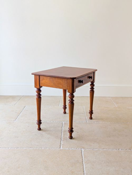 ANTIQUE VICTORIAN MAHOGANY SIDE TABLE C1890 - ADDITIONAL PHOTO 11