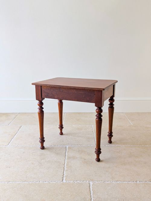 ANTIQUE VICTORIAN MAHOGANY SIDE TABLE C1890 - ADDITIONAL PHOTO 13