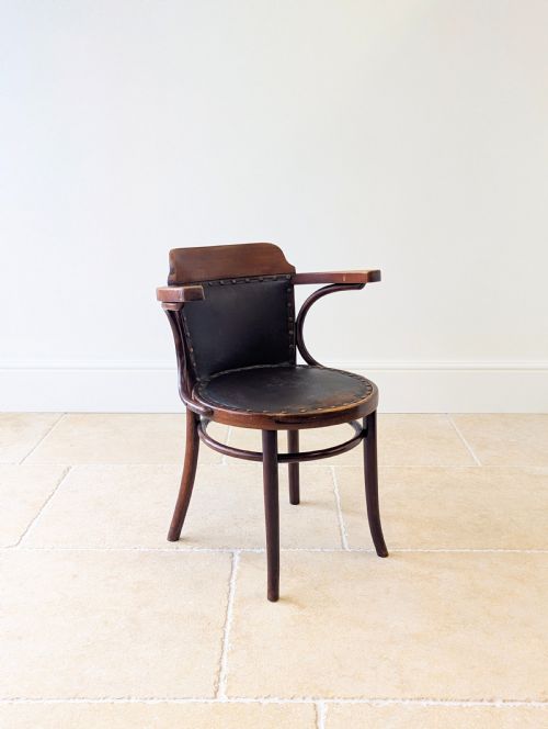 ANTIQUE EDWARDIAN THONET BENTWOOD CAF ARMCHAIR C1910 - ADDITIONAL PHOTO 12