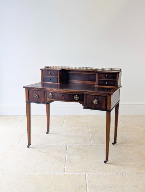 Antique Edwardian Mahogany Writing Desk C.1910