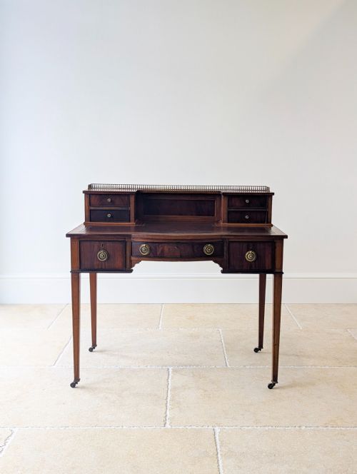 fig 1. Antique Edwardian Mahogany Writing Desk c.1910