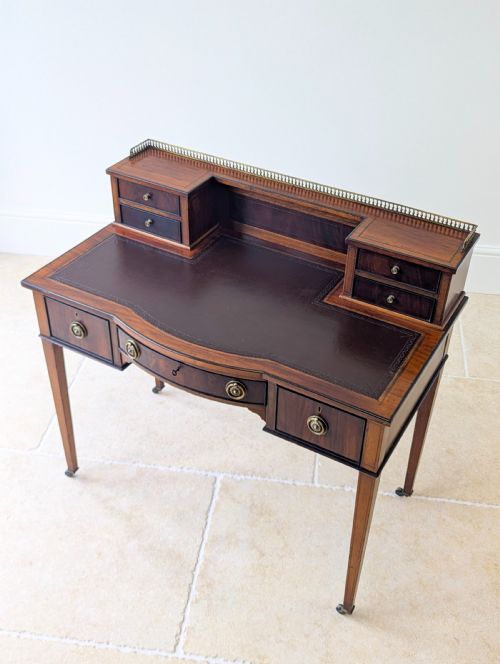 fig 2. Antique Edwardian Mahogany Writing Desk c.1910