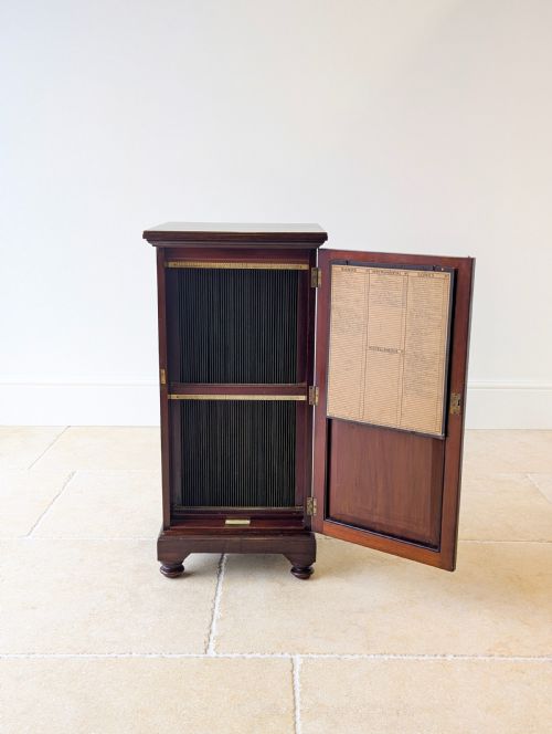 fig 1. Antique Edwardian Mahogany Record Cabinet c.1910