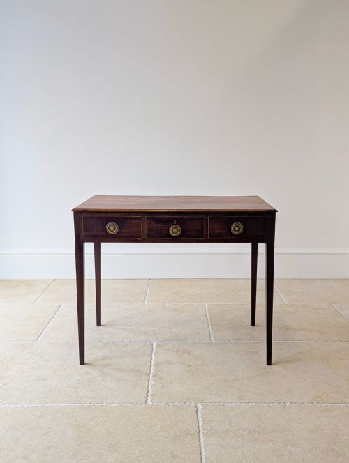 fig 1. Antique Georgian Mahogany Side Table c.1800