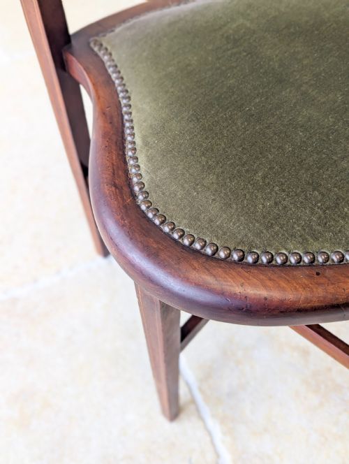 ANTIQUE EDWARDIAN MAHOGANY ELBOW CHAIR C1910 - ADDITIONAL PHOTO 15