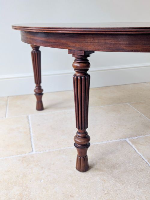 ANTIQUE VICTORIAN MAHOGANY CONSOLE TABLE C1870 - ADDITIONAL PHOTO 7