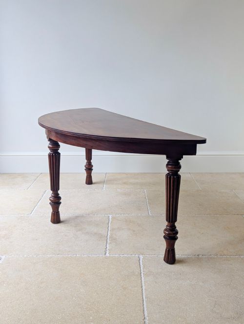 ANTIQUE VICTORIAN MAHOGANY CONSOLE TABLE C1870 - ADDITIONAL PHOTO 8