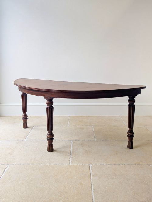 ANTIQUE VICTORIAN MAHOGANY CONSOLE TABLE C1870 - ADDITIONAL PHOTO 10