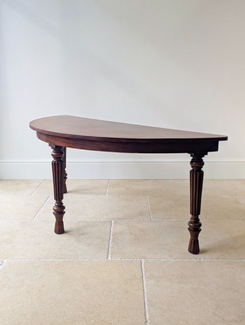 ANTIQUE VICTORIAN MAHOGANY CONSOLE TABLE C1870 - ADDITIONAL PHOTO 14