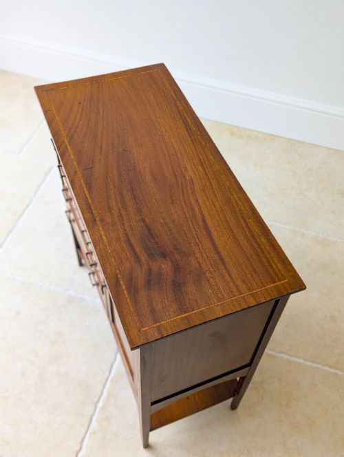 fig 1. Antique Edwardian Mahogany Music Cabinet c.1910