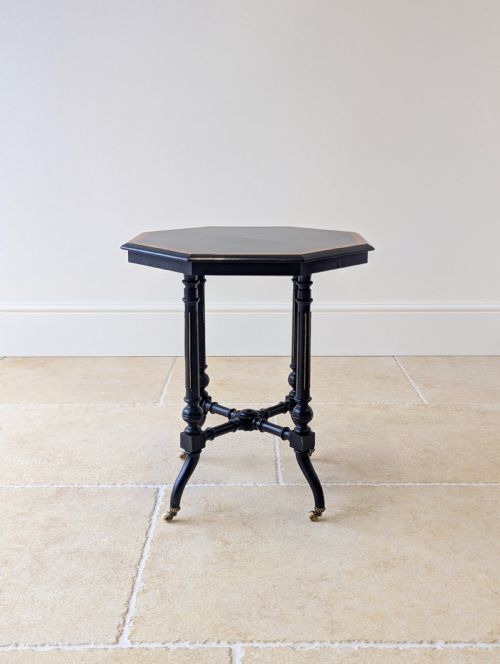 ANTIQUE VICTORIAN AESTHETIC MOVEMENT OCCASIONAL TABLE C1890 - ADDITIONAL PHOTO 4