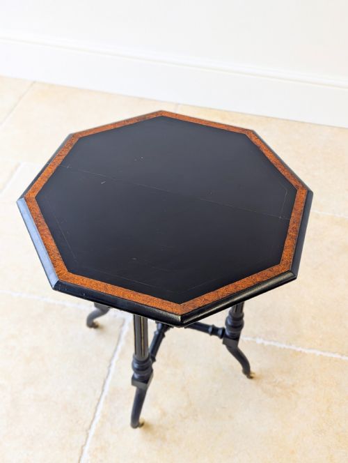 ANTIQUE VICTORIAN AESTHETIC MOVEMENT OCCASIONAL TABLE C1890 - ADDITIONAL PHOTO 11