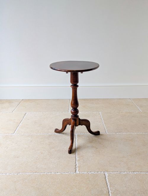 ANTIQUE GEORGIAN MAHOGANY OVAL TILTTOP TRIPOD WINE TABLE C1820 - ADDITIONAL PHOTO 16