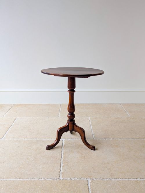 ANTIQUE GEORGIAN MAHOGANY OVAL TILTTOP TRIPOD WINE TABLE C1820 - ADDITIONAL PHOTO 17
