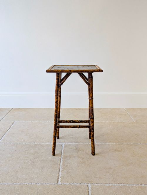 ANTIQUE VICTORIAN BAMBOO OCCASIONAL TABLE C1890 - ADDITIONAL PHOTO 3