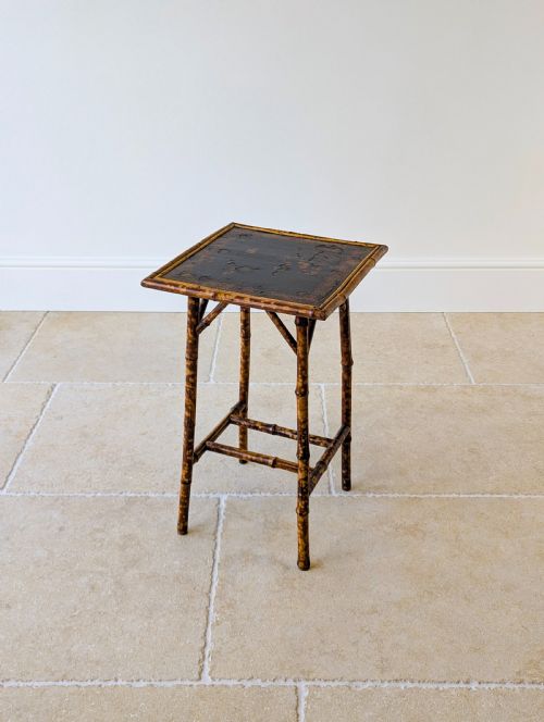 ANTIQUE VICTORIAN BAMBOO OCCASIONAL TABLE C1890 - ADDITIONAL PHOTO 13