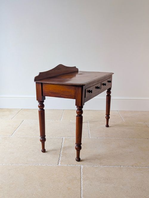 ANTIQUE VICTORIAN MAHOGANY WRITING TABLE C1870 - ADDITIONAL PHOTO 10