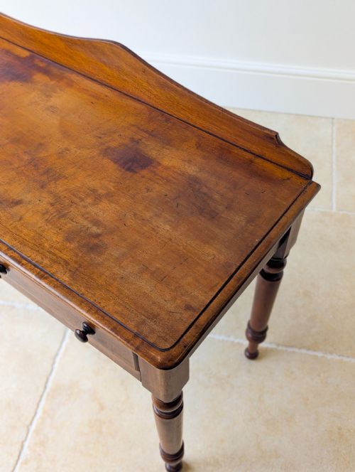ANTIQUE VICTORIAN MAHOGANY WRITING TABLE C1870 - ADDITIONAL PHOTO 11