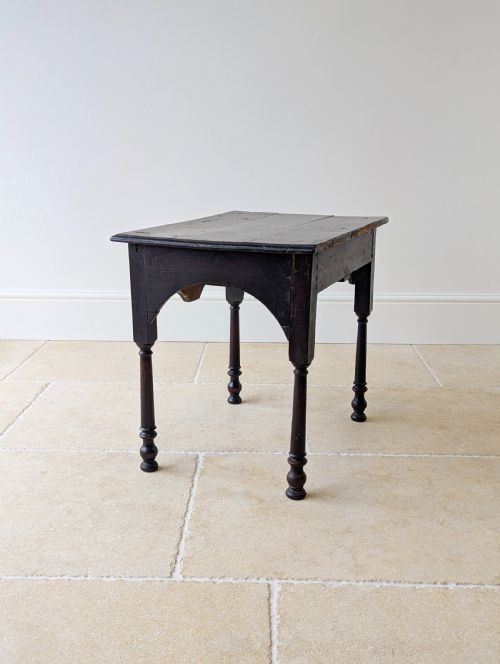 ANTIQUE GEORGIAN OAK LOWBOY C1800 - ADDITIONAL PHOTO 16