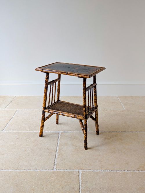 Antique Victorian Bamboo Occasional Table C.1890