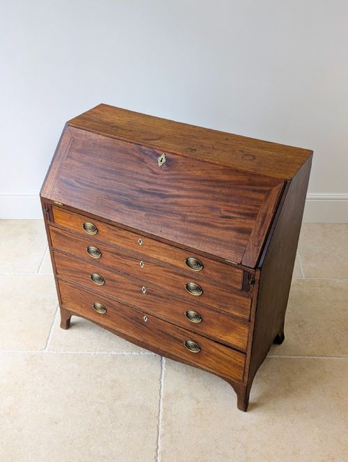 ANTIQUE GEORGIAN MAHOGANY BUREAU C1800 - ADDITIONAL PHOTO 7