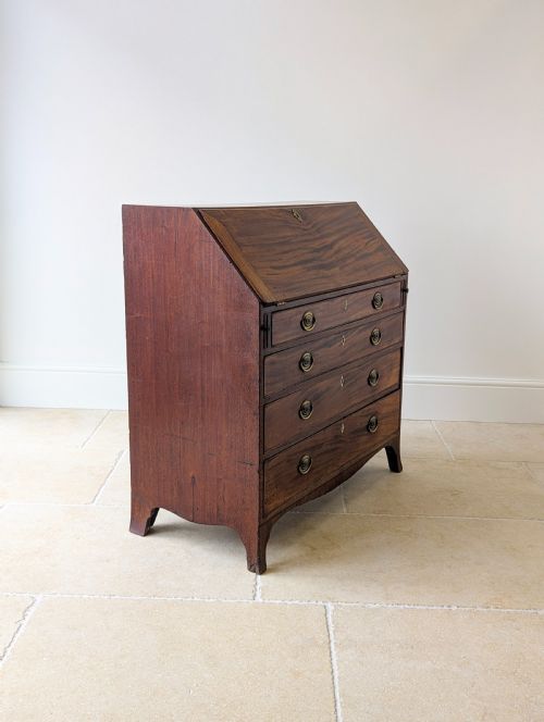 ANTIQUE GEORGIAN MAHOGANY BUREAU C1800 - ADDITIONAL PHOTO 10