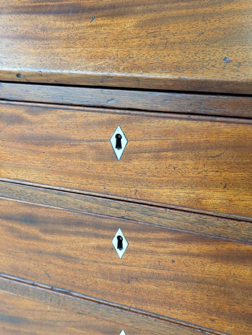 ANTIQUE GEORGIAN MAHOGANY BUREAU C1800 - ADDITIONAL PHOTO 12