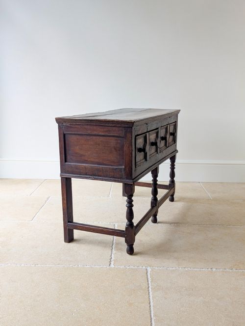 ANTIQUE LATE 17TH CENTURY OAK DRESSER BASE C1690 - ADDITIONAL PHOTO 12