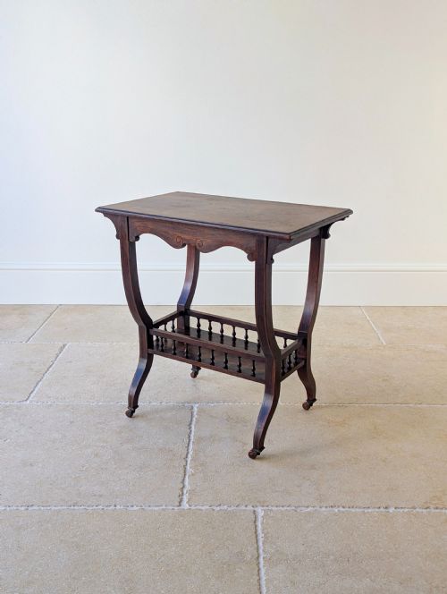 ANTIQUE EDWARDIAN ROSEWOOD OCCASIONAL TABLE C1910