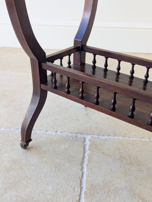 ANTIQUE EDWARDIAN ROSEWOOD OCCASIONAL TABLE C1910 - ADDITIONAL PHOTO 8