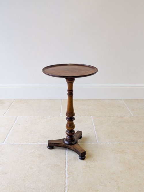 Antique Regency Mahogany & Beech Tilt-top Wine Table C.1830