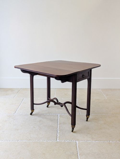 ANTIQUE REGENCY MAHOGANY PEMBROKE TABLE C1820 - ADDITIONAL PHOTO 18