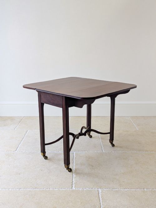 ANTIQUE REGENCY MAHOGANY PEMBROKE TABLE C1820 - ADDITIONAL PHOTO 20