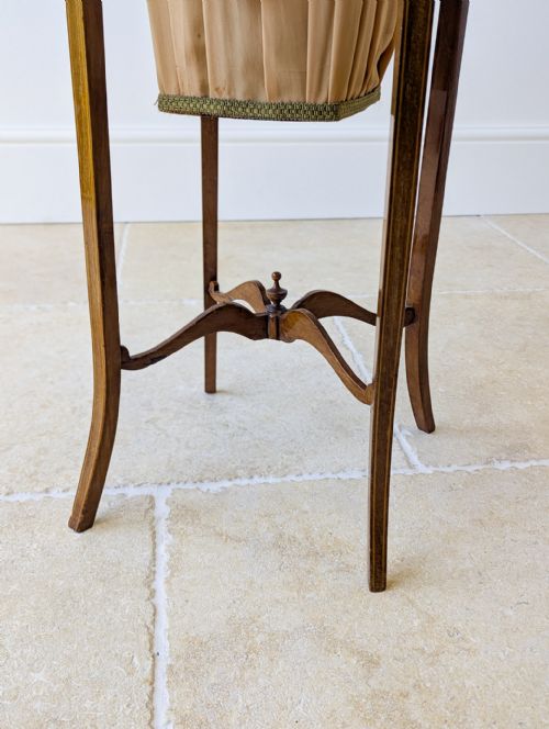 ANTIQUE EDWARDIAN MAHOGANY WORK TABLE C1910 - ADDITIONAL PHOTO 15