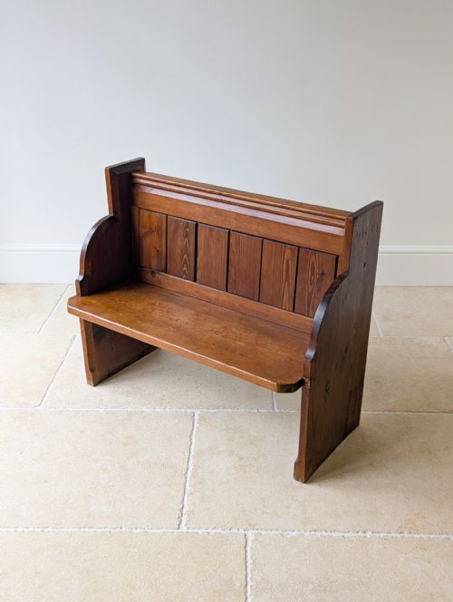 ANTIQUE VICTORIAN PITCH PINE PEW C1890 - ADDITIONAL PHOTO 9