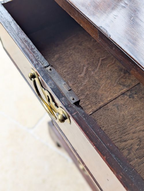 ANTIQUE GEORGE III MAHOGANY BUREAU C1770 - ADDITIONAL PHOTO 16