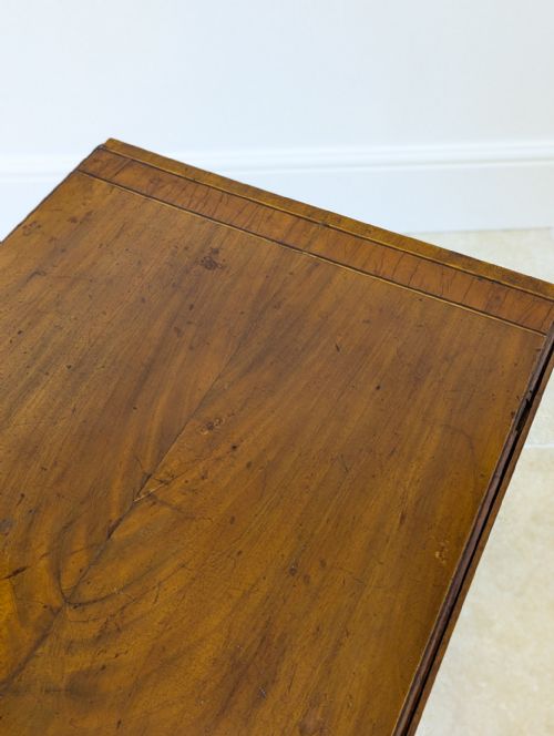 ANTIQUE REGENCY MAHOGANY PEMBROKE TABLE C1820 - ADDITIONAL PHOTO 12
