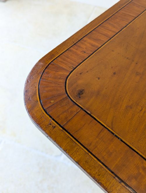 ANTIQUE REGENCY MAHOGANY PEMBROKE TABLE C1820 - ADDITIONAL PHOTO 17