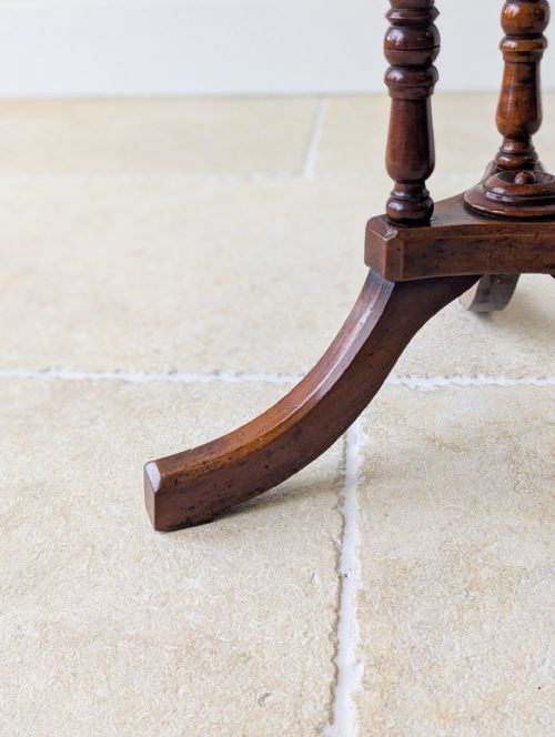 ANTIQUE REGENCY MAHOGANY OCTAGONAL OCCASIONAL TABLE C1820 - ADDITIONAL PHOTO 8