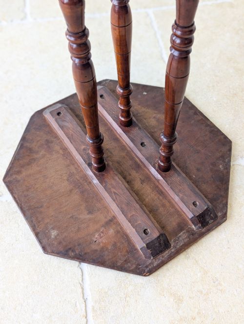 ANTIQUE REGENCY MAHOGANY OCTAGONAL OCCASIONAL TABLE C1820 - ADDITIONAL PHOTO 16