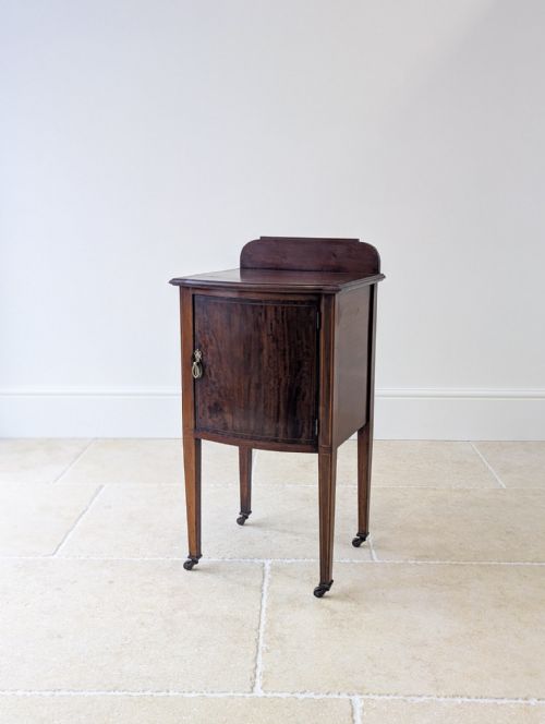 ANTIQUE VICTORIAN MAHOGANY BEDSIDE CABINET C1890