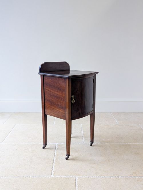 ANTIQUE VICTORIAN MAHOGANY BEDSIDE CABINET C1890 - ADDITIONAL PHOTO 4