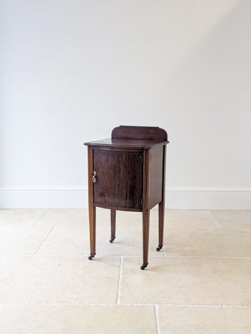 ANTIQUE VICTORIAN MAHOGANY BEDSIDE CABINET C1890 - ADDITIONAL PHOTO 6