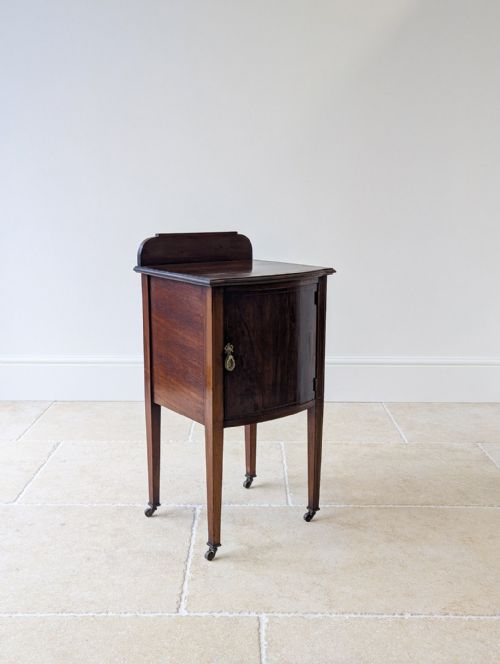 ANTIQUE VICTORIAN MAHOGANY BEDSIDE CABINET C1890 - ADDITIONAL PHOTO 8