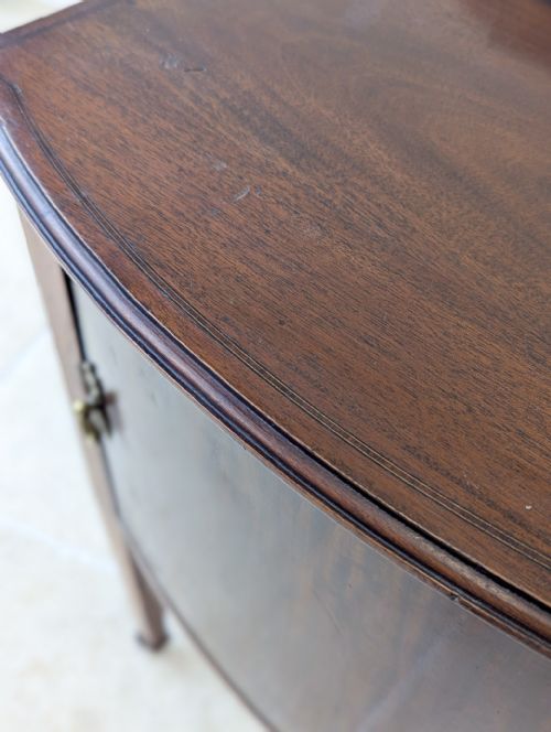 ANTIQUE VICTORIAN MAHOGANY BEDSIDE CABINET C1890 - ADDITIONAL PHOTO 10