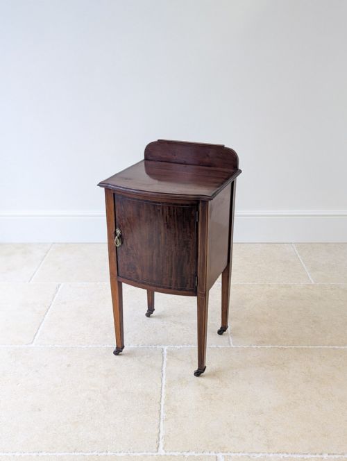 ANTIQUE VICTORIAN MAHOGANY BEDSIDE CABINET C1890 - ADDITIONAL PHOTO 11