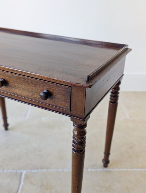 ANTIQUE WILLIAM IV MAHOGANY WRITING TABLE C1830 - ADDITIONAL PHOTO 9