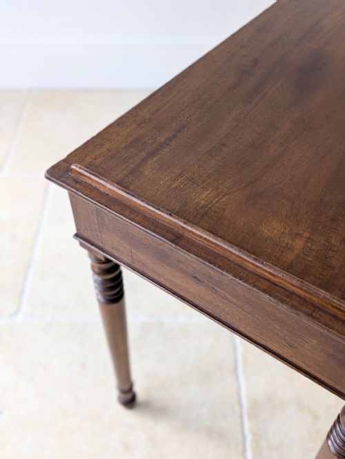 ANTIQUE WILLIAM IV MAHOGANY WRITING TABLE C1830 - ADDITIONAL PHOTO 14